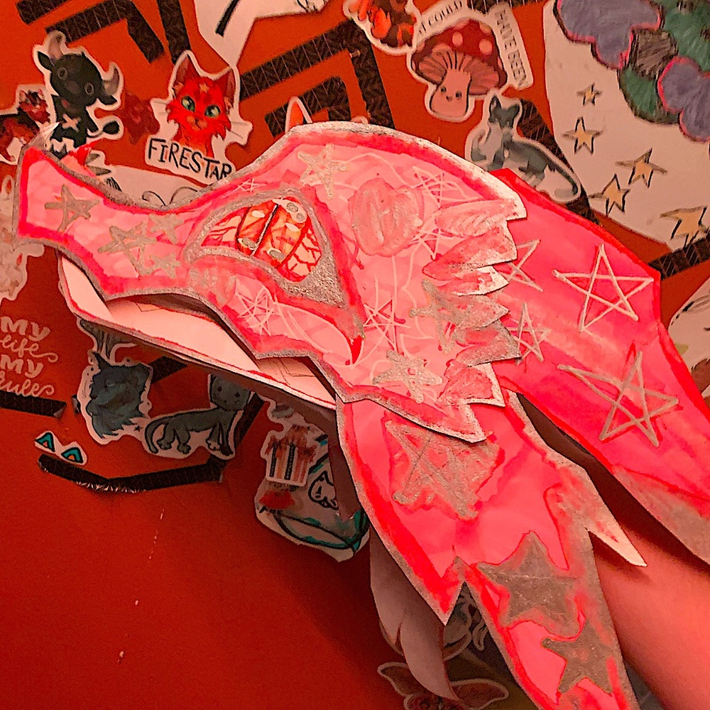 Custom Paper Dragon Puppet